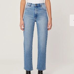 ROLLA'S Blue Straight Leg Jeans High-Rise